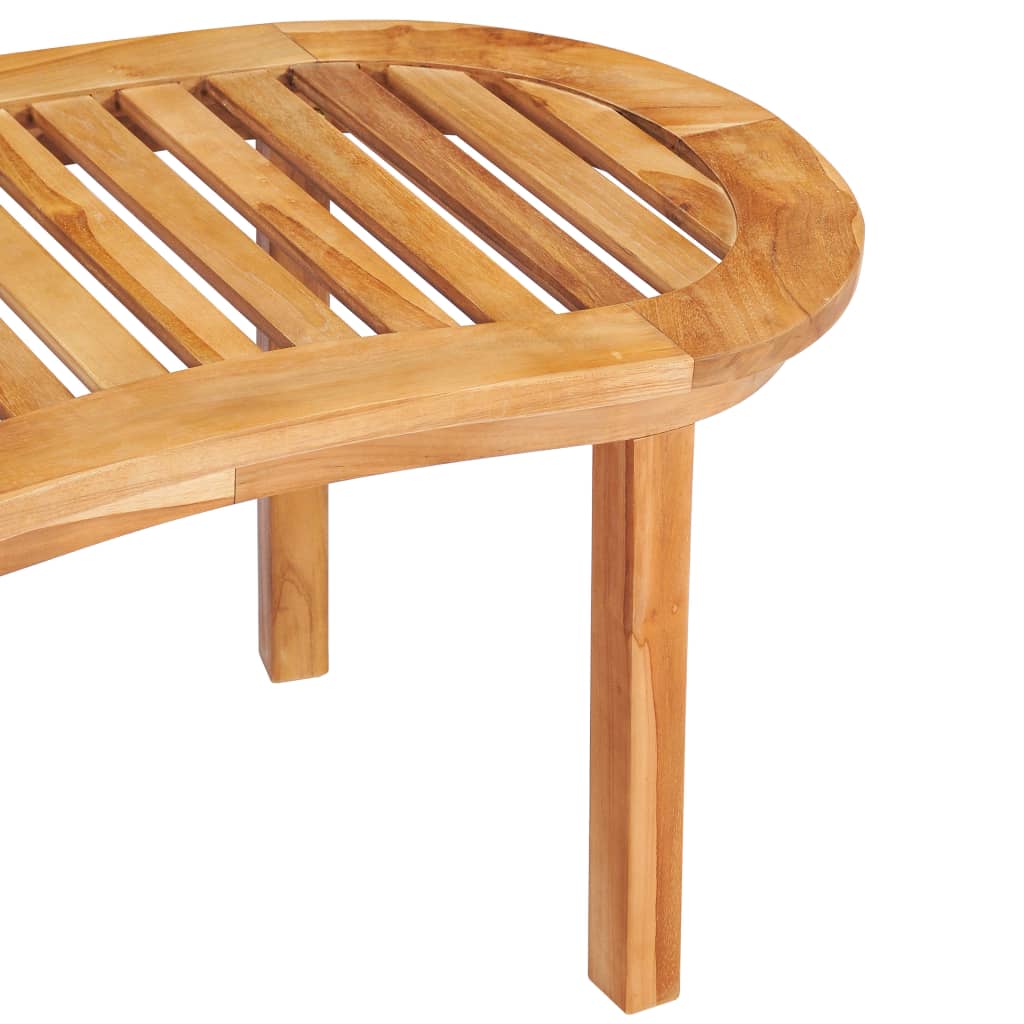 Couchtisch 90×50×45 cm Teak Massivholz - Pazzar.ch