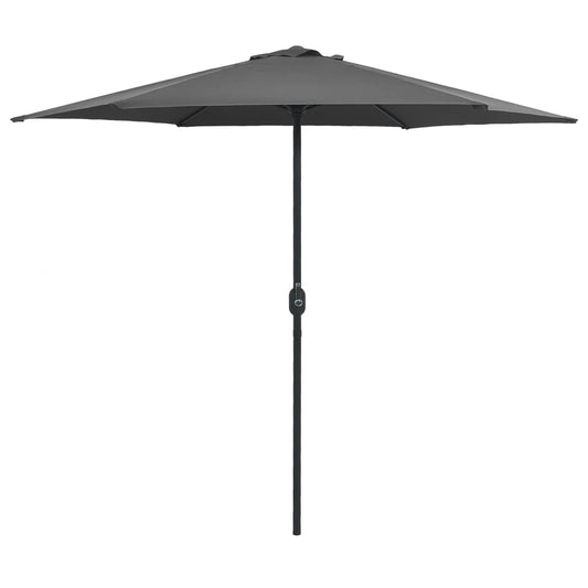 Sonnenschirm mit Aluminium-Mast 270 x 246 cm Anthrazit - Pazzar.ch