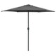 Sonnenschirm mit Aluminium-Mast 270x246 cm Anthrazit