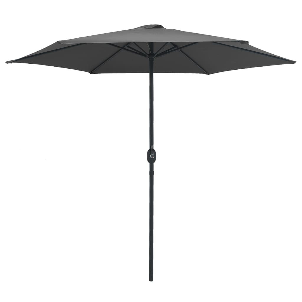 Sonnenschirm mit Aluminium-Mast 270 x 246 cm Anthrazit - Pazzar.ch