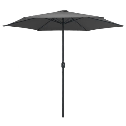 Sonnenschirm mit Aluminium-Mast 270 x 246 cm Anthrazit - Pazzar.ch