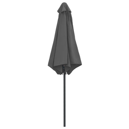 Sonnenschirm mit Aluminium-Mast 270 x 246 cm Anthrazit - Pazzar.ch