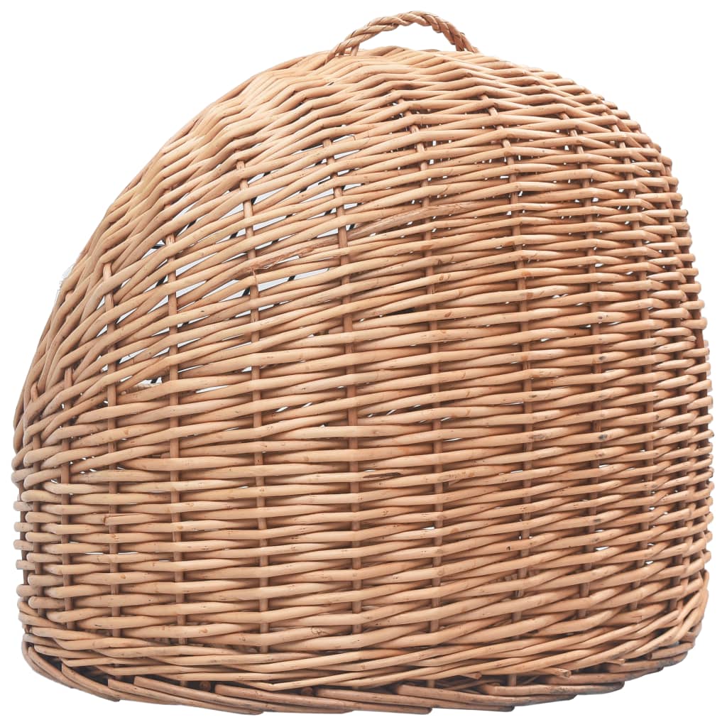 Katzen-Transportkorb 45x35x35 cm Natürliche Weide - Pazzar.ch