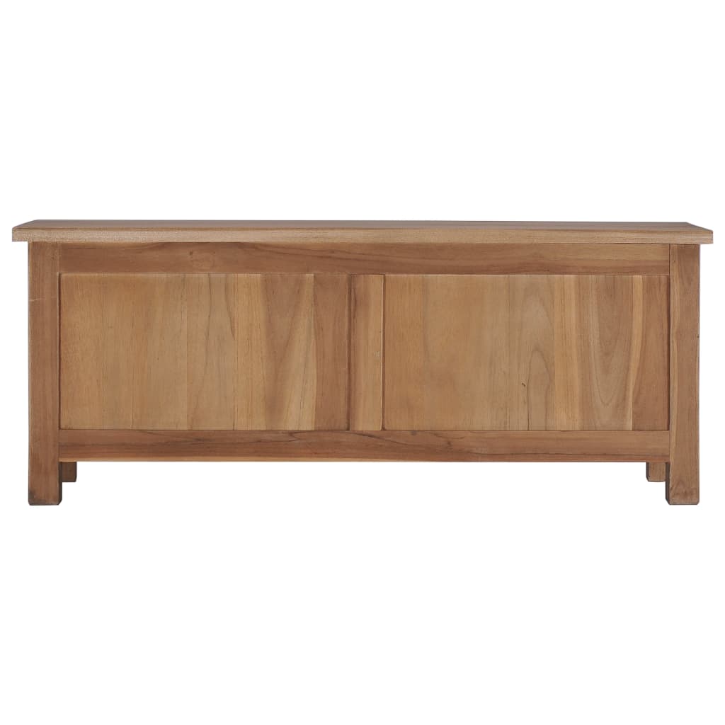 TV-Schrank 90×30×35 cm Massivholz Teak - Pazzar.ch