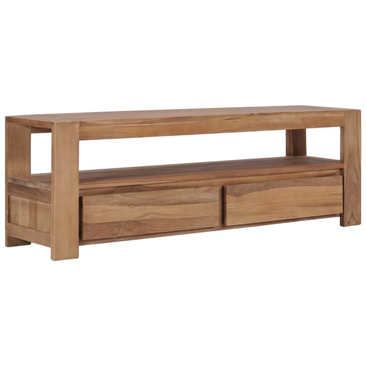 TV-Schrank 120 x 30 x 40 cm Massivholz Teak - Pazzar.ch