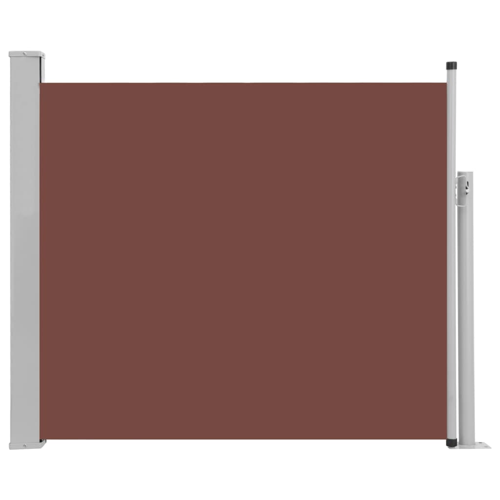 Ausziehbare Seitenmarkise 100x300 cm Braun