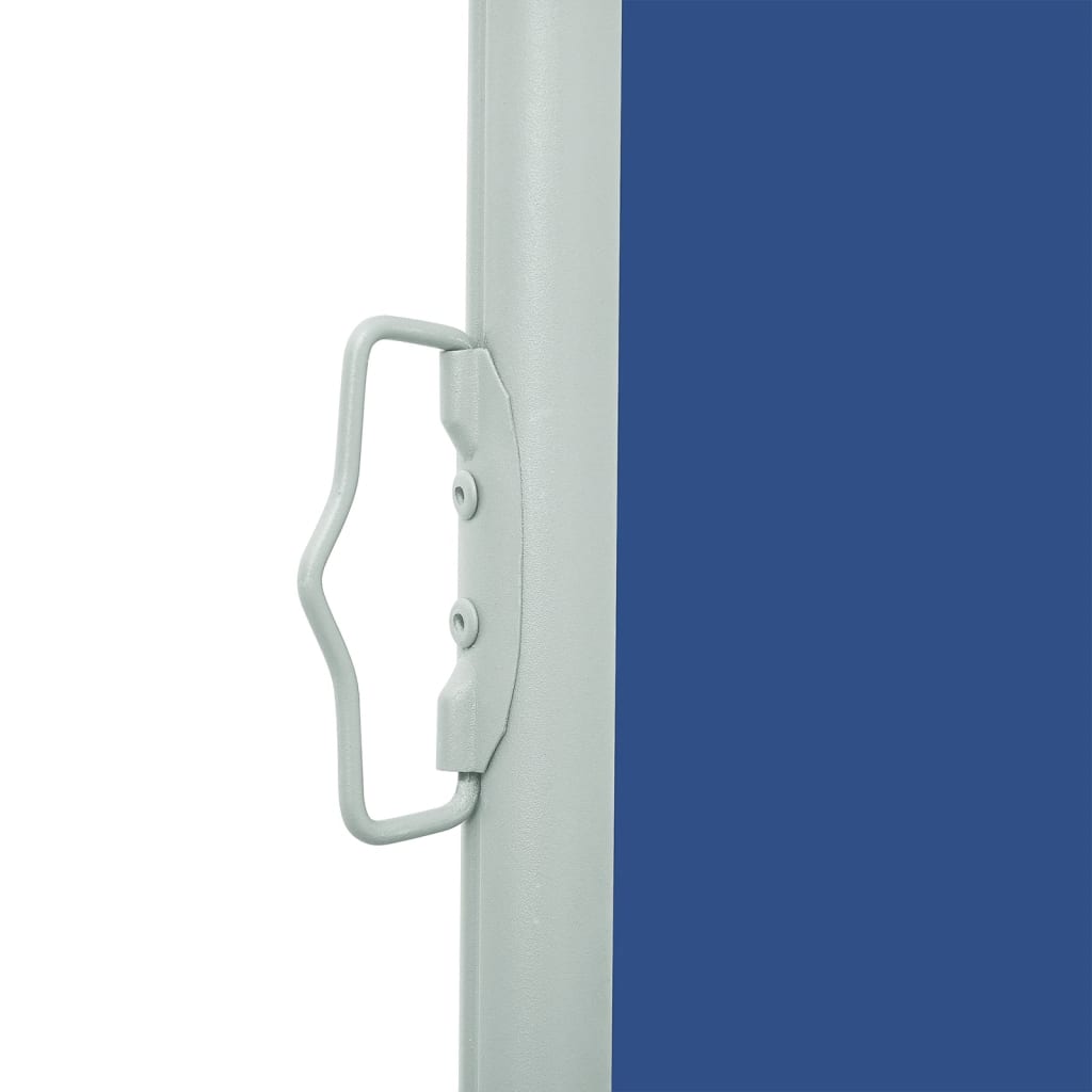 Ausziehbare Seitenmarkise 140×500 cm Blau - Pazzar.ch
