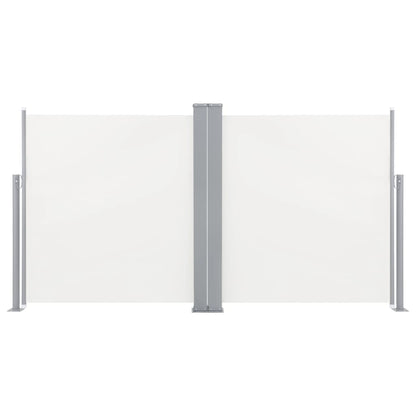 Ausziehbare Seitenmarkise Cremeweiß 100 x 600 cm - Pazzar.ch
