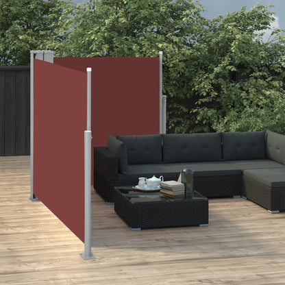 Ausziehbare Seitenmarkise Braun 100 x 600 cm - Pazzar.ch