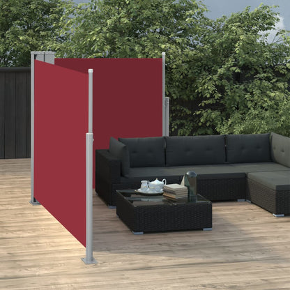 Ausziehbare Seitenmarkise Rot 100 x 600 cm - Pazzar.ch