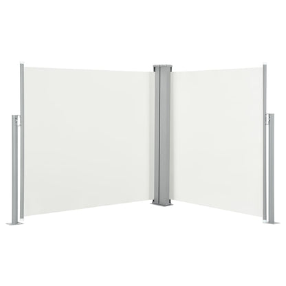 Ausziehbare Seitenmarkise Cremeweiß 120 x 600 cm - Pazzar.ch