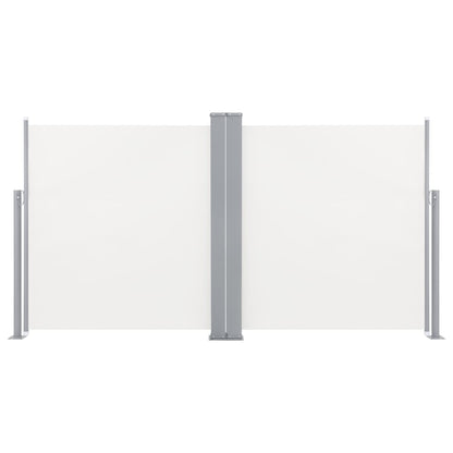 Ausziehbare Seitenmarkise Cremeweiß 120 x 600 cm - Pazzar.ch