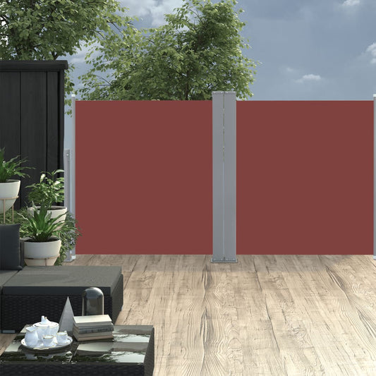 Ausziehbare Seitenmarkise Braun 120 x 600 cm - Pazzar.ch
