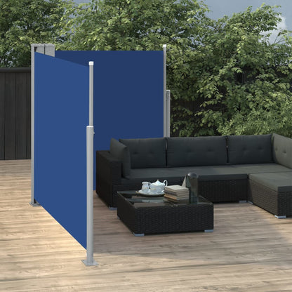 Ausziehbare Seitenmarkise Blau 160 x 600 cm - Pazzar.ch