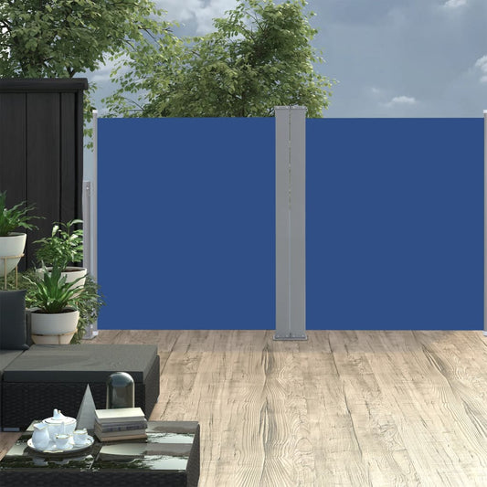 Ausziehbare Seitenmarkise Blau 160 x 600 cm - Pazzar.ch