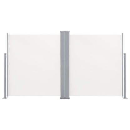 Ausziehbare Seitenmarkise Doppelt 170 x 600 cm Creme - Pazzar.ch