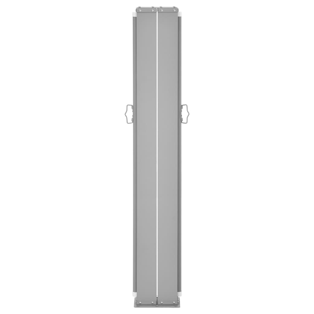 Ausziehbare Seitenmarkise Doppelt 170 x 600 cm Creme
