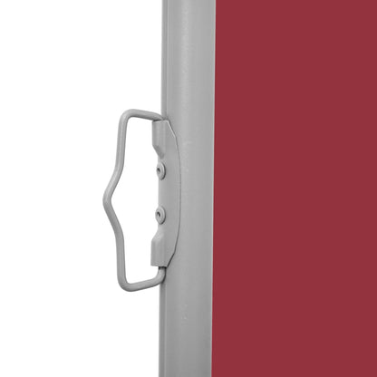 Ausziehbare Seitenmarkise 170 x 600 cm Rot - Pazzar.ch