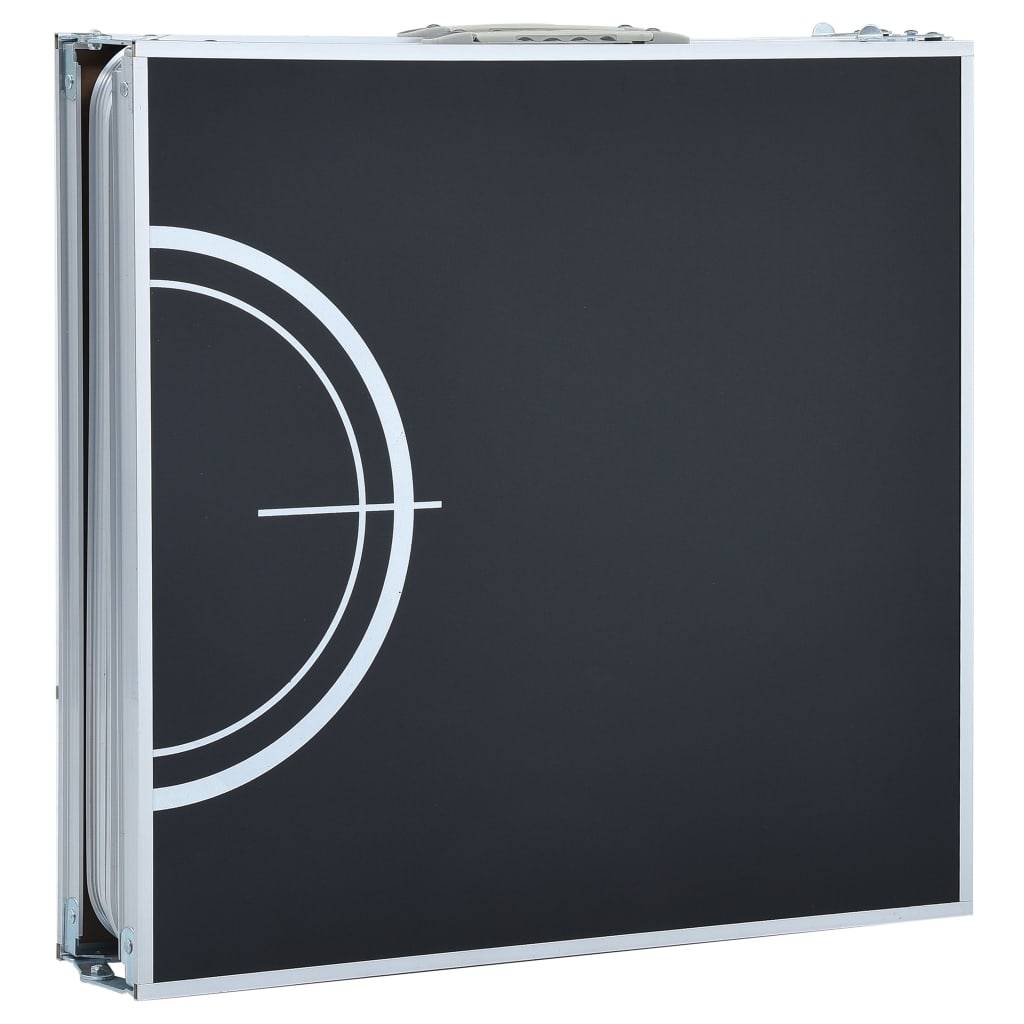 Klappbarer Bier-Pong-Tisch 240 cm Schwarz - Pazzar.ch