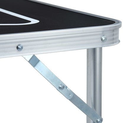 Klappbarer Bier-Pong-Tisch 240 cm Schwarz - Pazzar.ch