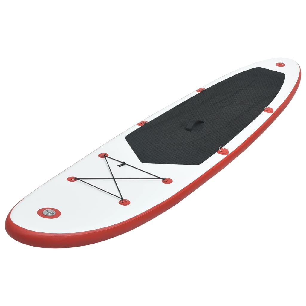 Stand Up Paddle Surfboard SUP Aufblasbar Rot und Weiß - Pazzar.ch