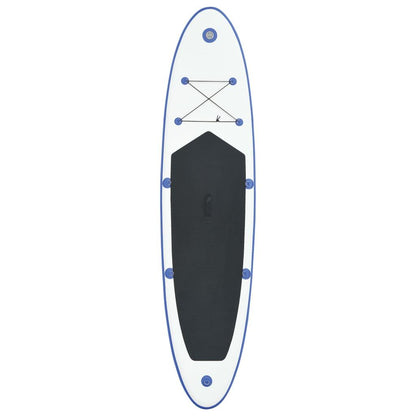 Stand Up Paddle Surfboard SUP Aufblasbar Blau und Weiß - Pazzar.ch