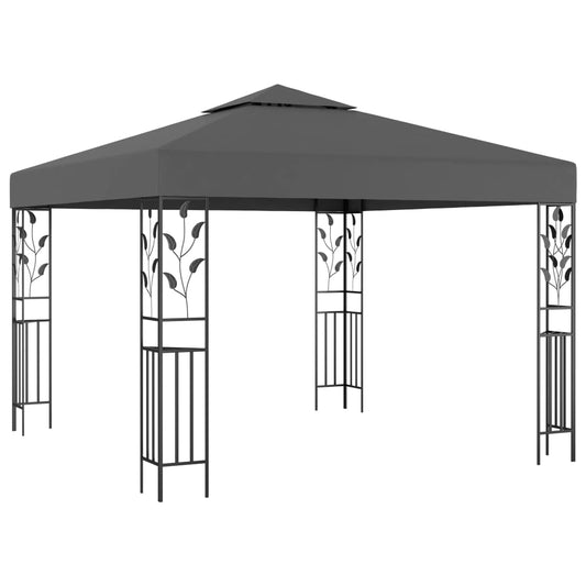 Pavillon 3×3 m Anthrazit - Pazzar.ch