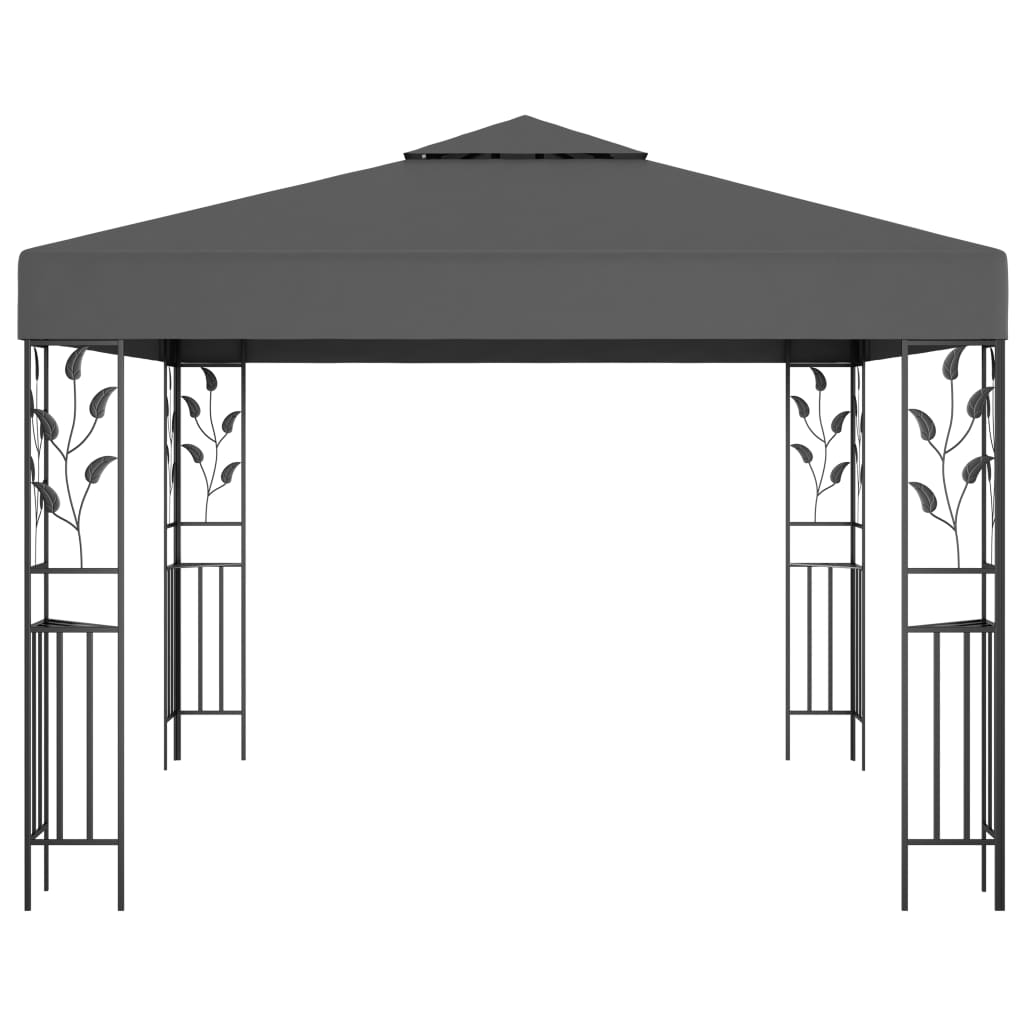 Pavillon 3×3 m Anthrazit - Pazzar.ch