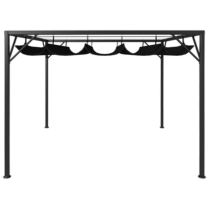 Gartenpavillon mit ausziehbarem Dach 3×3 m Anthrazit - Pazzar.ch
