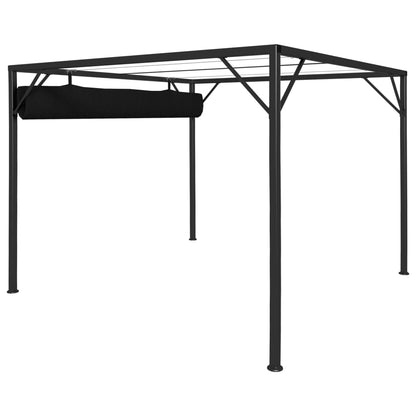 Gartenpavillon mit ausziehbarem Dach 3×3 m Anthrazit - Pazzar.ch