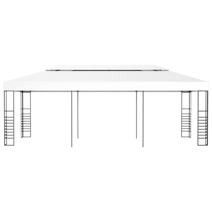Gartenpavillon 6×3 m Weiß - Pazzar.ch