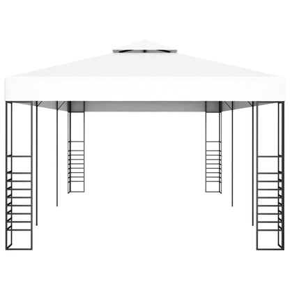 Gartenpavillon 6×3 m Weiß - Pazzar.ch