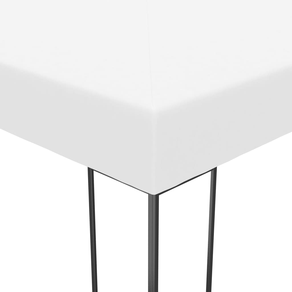 Gartenpavillon 6×3 m Weiß - Pazzar.ch
