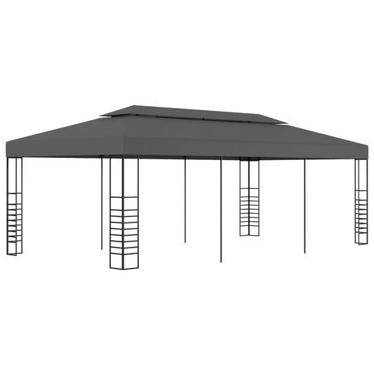 Gartenpavillon 3x6 m Anthrazit - Pazzar.ch