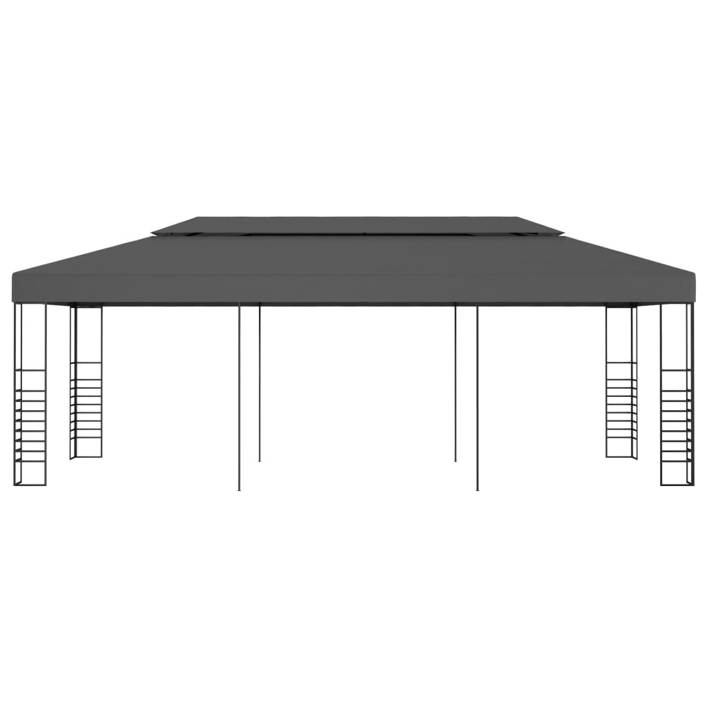 Gartenpavillon 3x6 m Anthrazit - Pazzar.ch