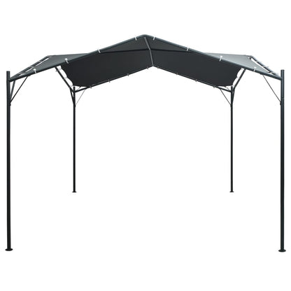 Pavilion Partyzelt Überdachung 3x3 m Stahl Anthrazit - Pazzar.ch