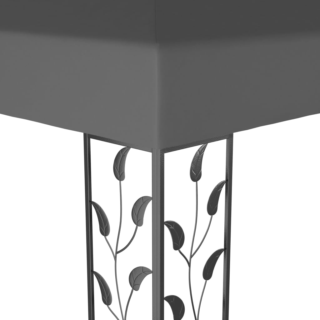 Pavillon 3×6 m Anthrazit - Pazzar.ch