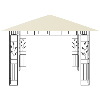 Pavillon mit Moskitonetz 3x3x2,73 m Creme 180 g/m² - Pazzar.ch