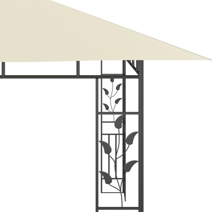 Pavillon mit Moskitonetz 4x3x2,73 m Creme 180 g/m² - Pazzar.ch