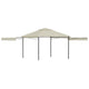 Pavillon mit Doppelt Erweiterten Dächern 3x3x2,75 cm 180 g/m²