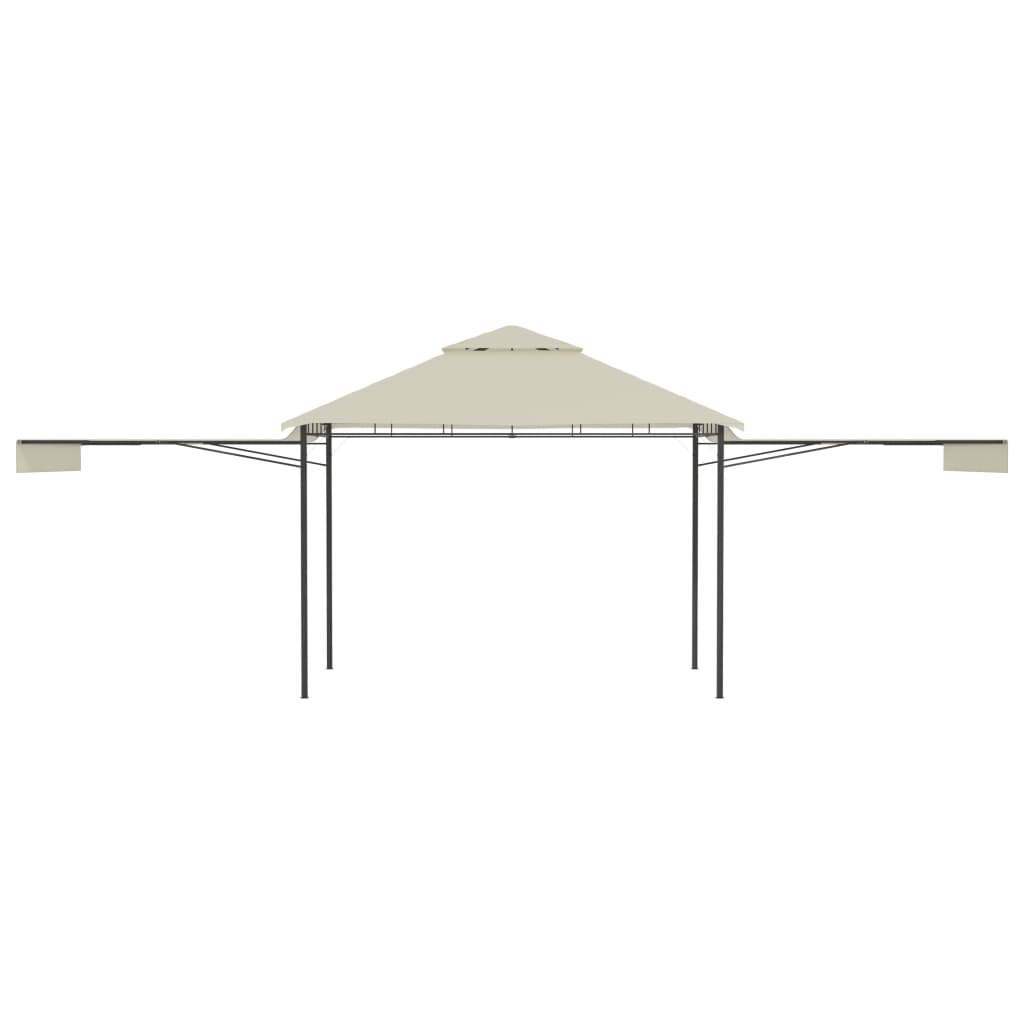 Pavillon mit Doppelt Erweiterten Dächern 3x3x2,75 cm 180 g/m²