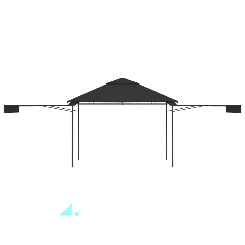 Pavillon mit Doppelt Erweiterten Dächern 3x3x2,75 cm 180 g/m² - Pazzar.ch