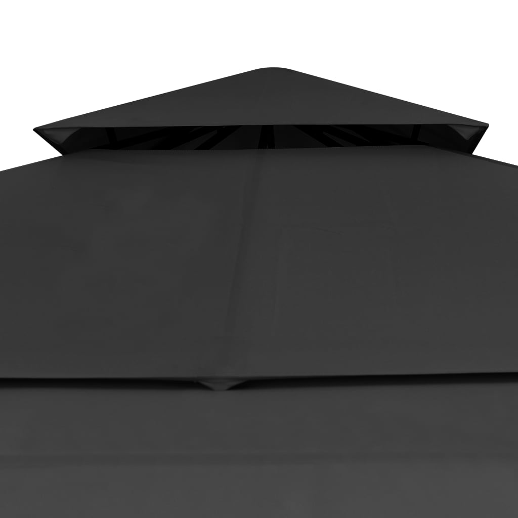 Pavillon mit Doppelt Erweiterten Dächern 3x3x2,75 cm 180 g/m² - Pazzar.ch