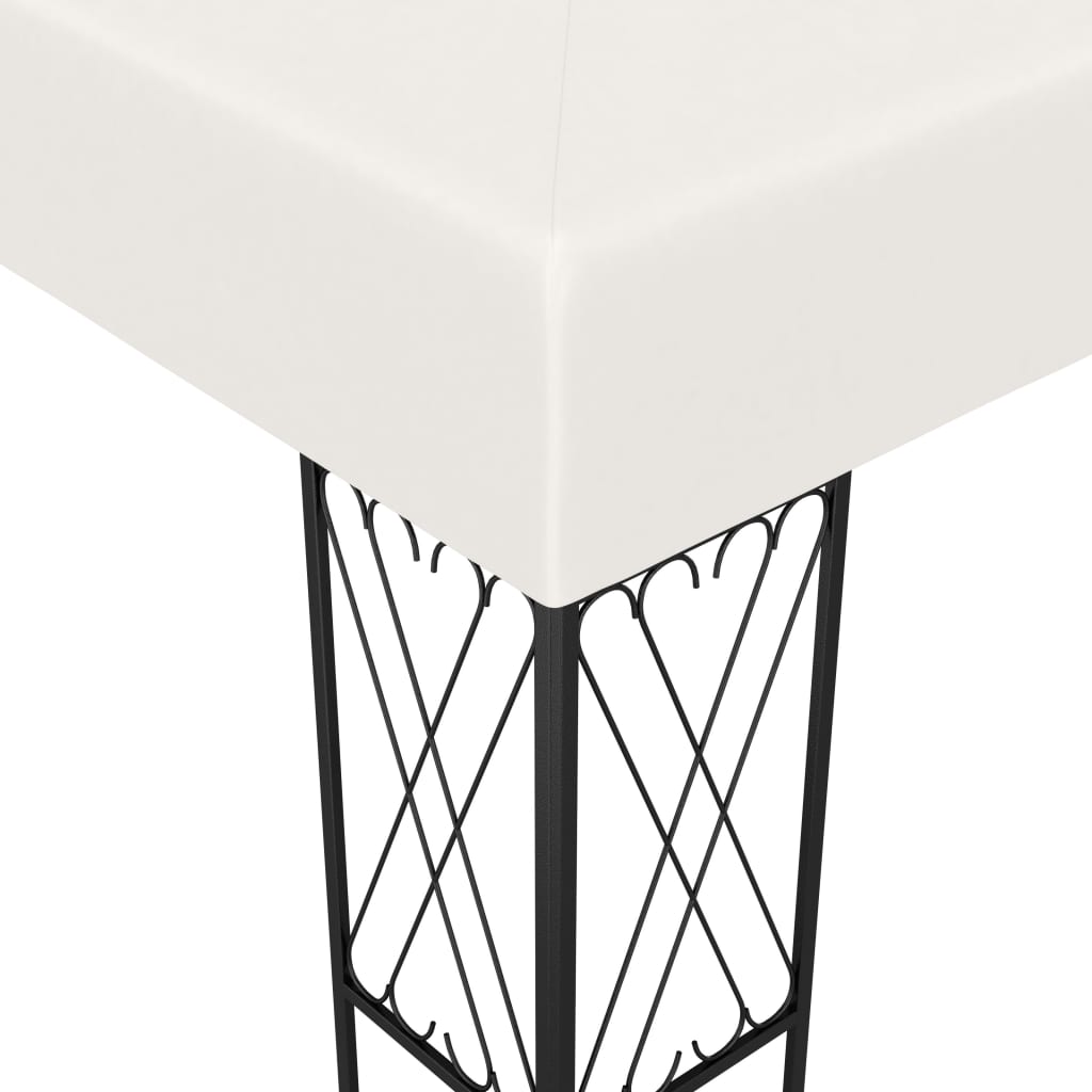 Pavillon 3×3 m Creme Stoff - Pazzar.ch