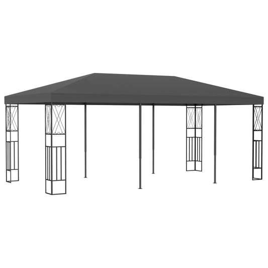 Pavillon 3x6 m Anthrazit Stoff - Pazzar.ch