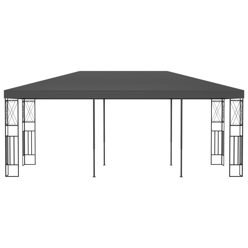 Pavillon 3x6 m Anthrazit Stoff - Pazzar.ch