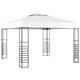 Gartenpavillon 3×3 m Weiß