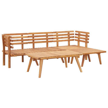 5-tlg. Garten-Lounge-Set Massivholz Akazie - Pazzar.ch
