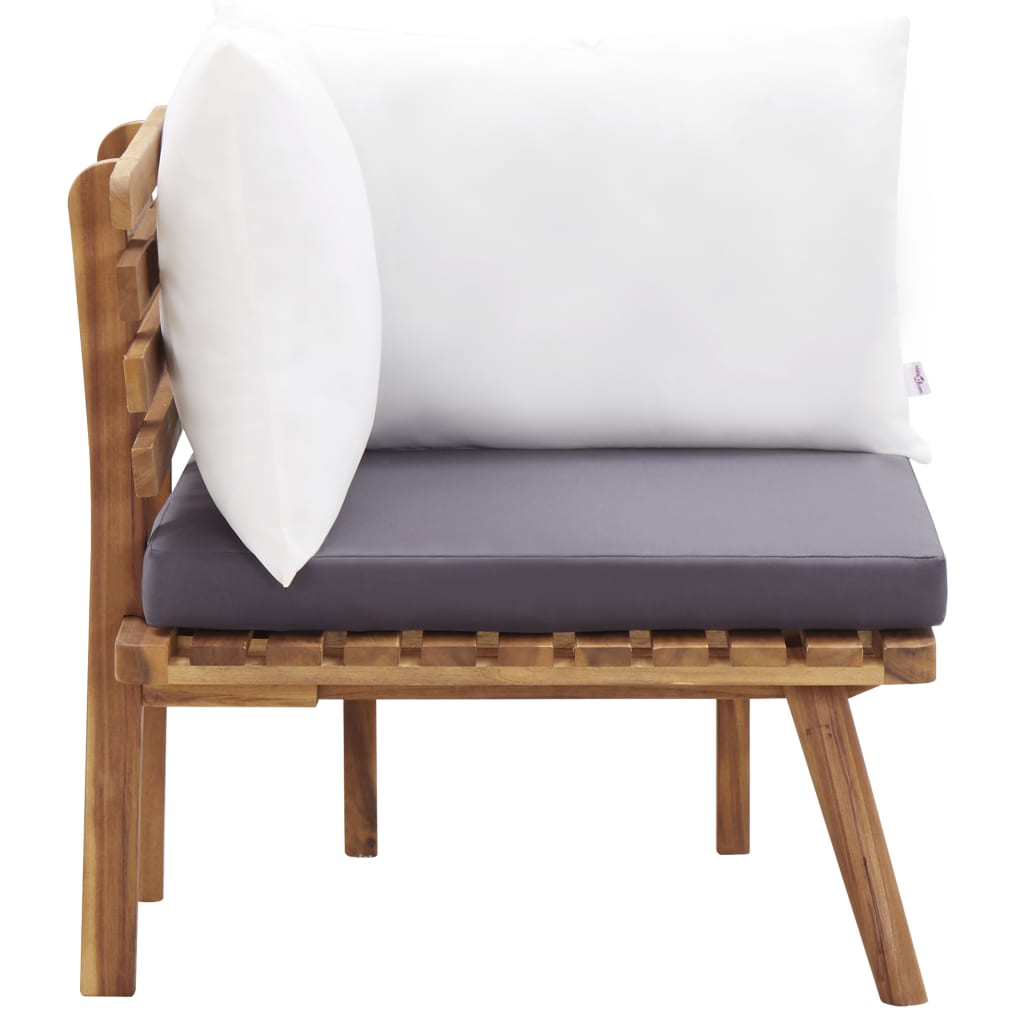5-tlg. Garten-Lounge-Set Massivholz Akazie - Pazzar.ch