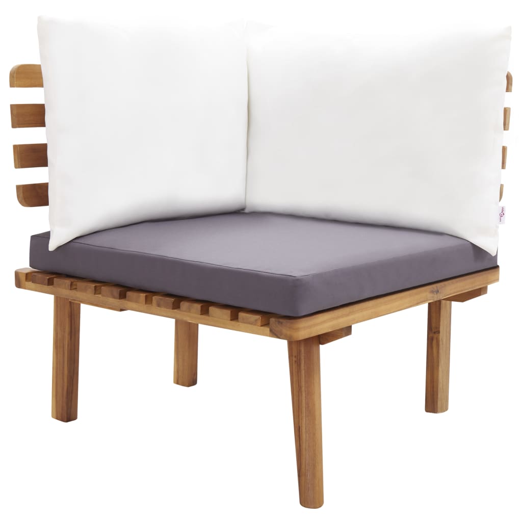 5-tlg. Garten-Lounge-Set Massivholz Akazie - Pazzar.ch